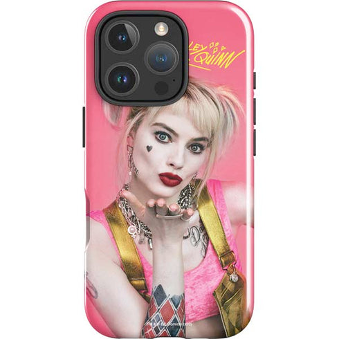 DC Comics Harley Quinn Blowing Kisses iPhone 16 Pro Impact Case